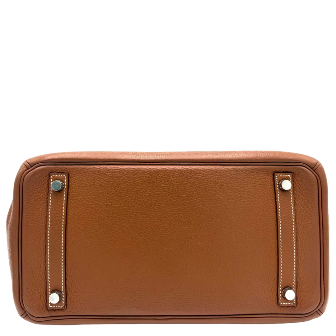 Birkin 30 Gold Togo Leather with Palladium Hardware