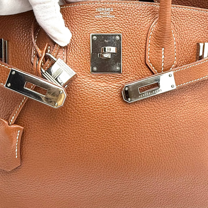 Birkin 30 Gold Togo Leather with Palladium Hardware