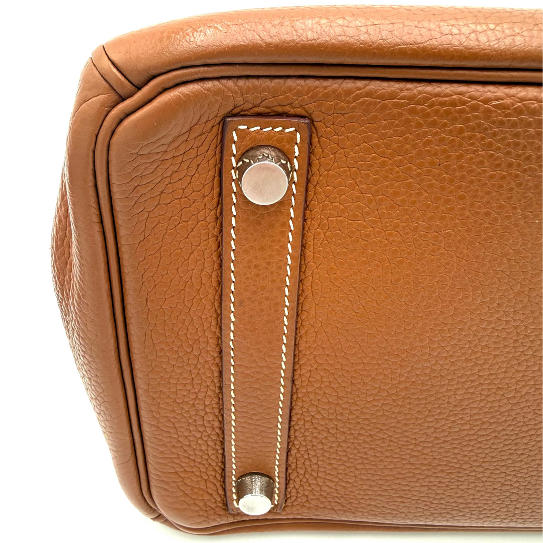 Birkin 30 Gold Togo Leather with Palladium Hardware