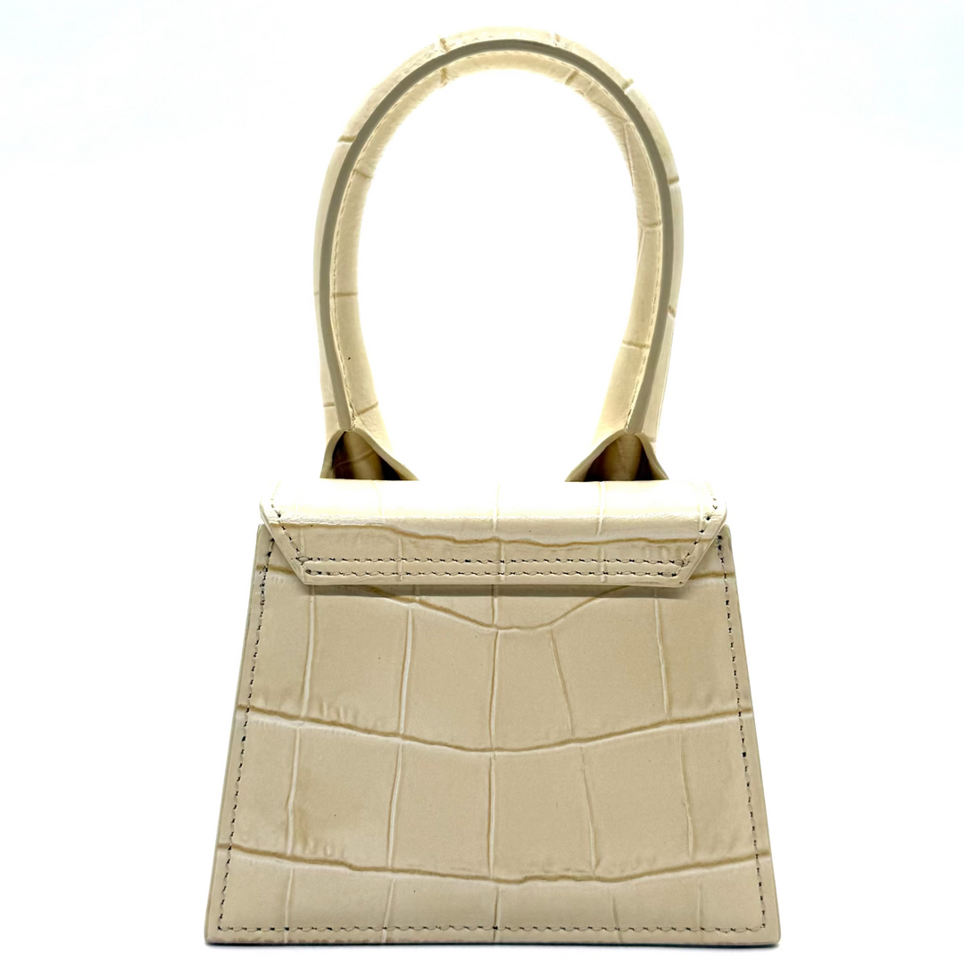 Le Chiquito Croc-Embossed Leather Mini Bag