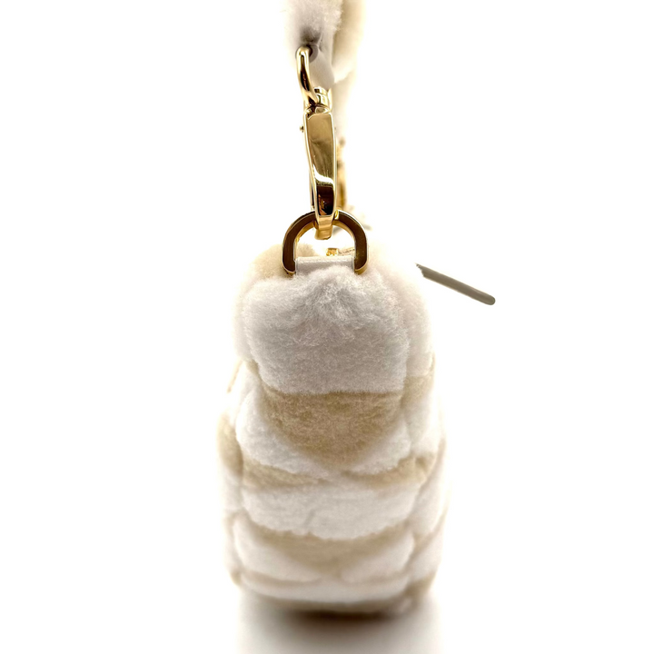 Shearling Symbole Mini Triangle Bag