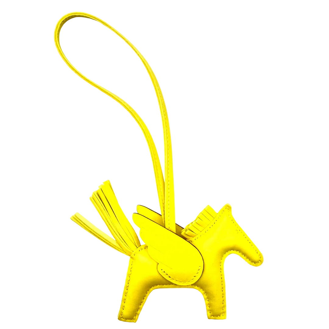Rodeo Pegase PM Lime Leather Charm