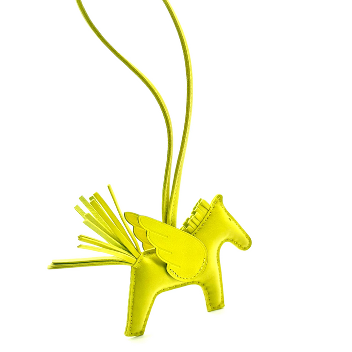 Rodeo Pegase PM Lime Leather Charm