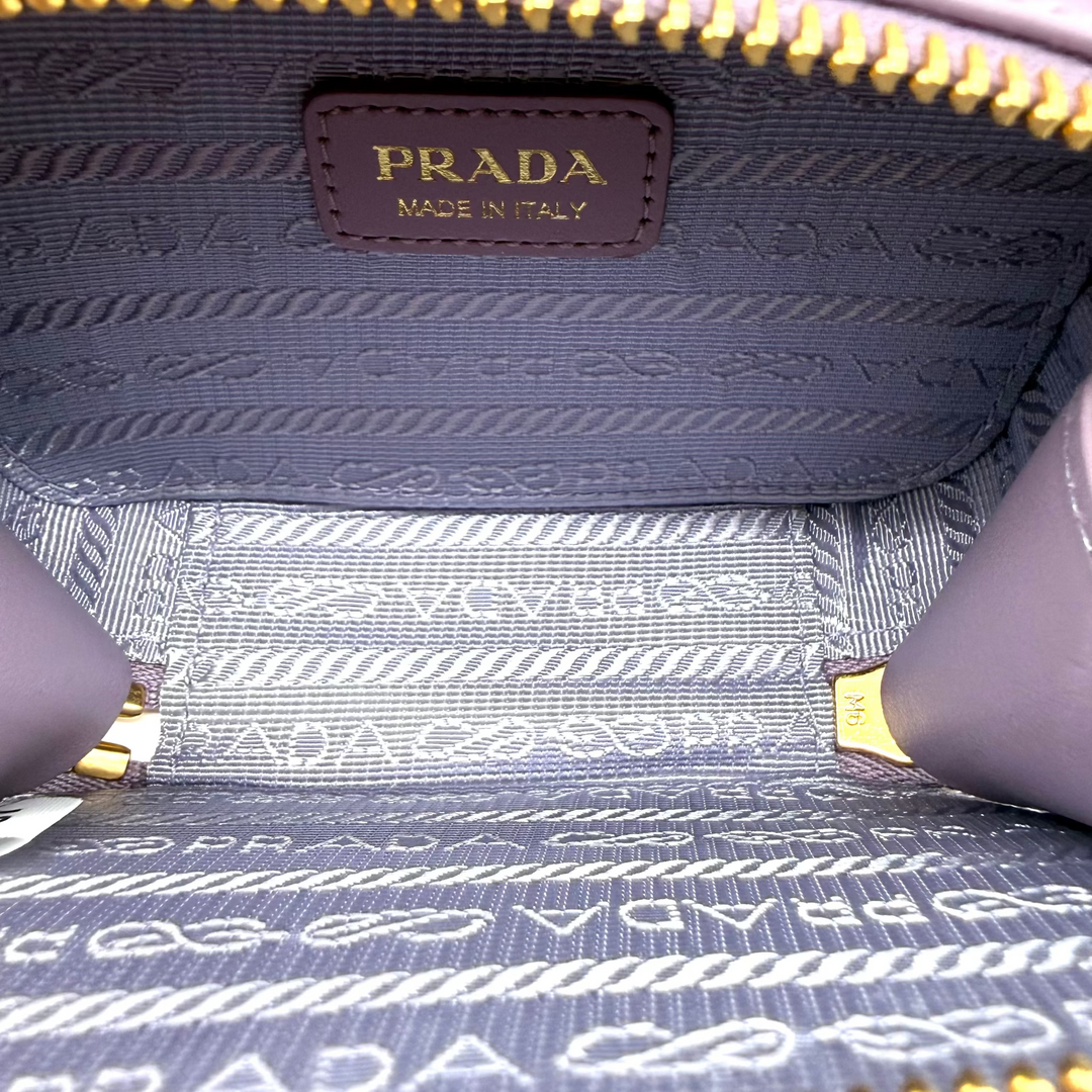Crochet and Leather Mini-Pouch