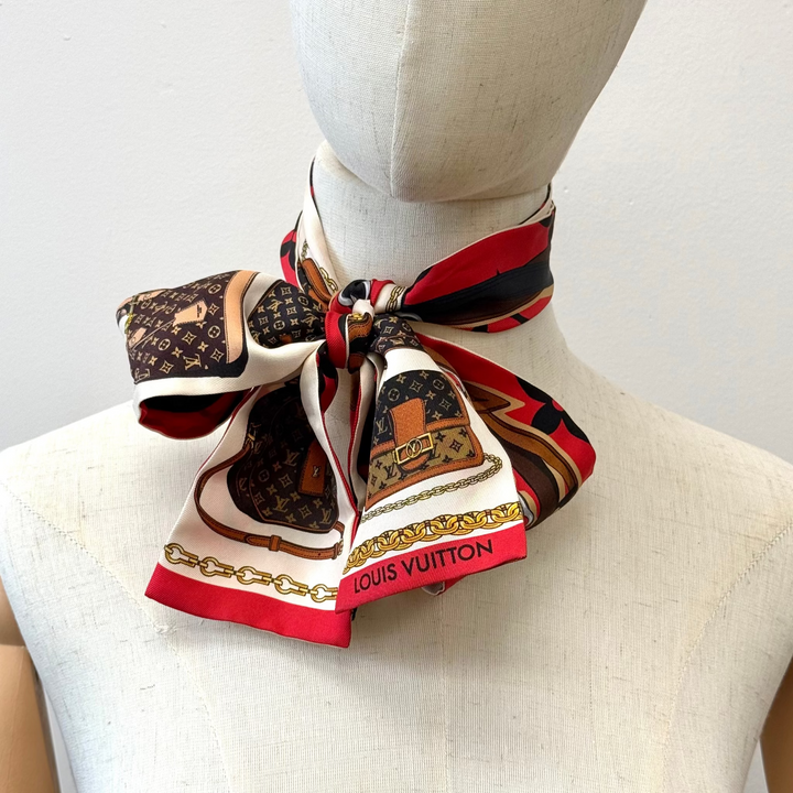 Monogram Silk Tribute Bandeau