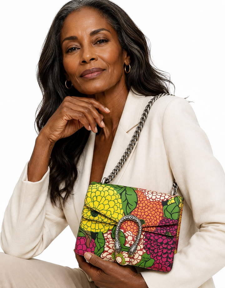 Ken Scott Dionysus Floral Print Shoulder Bag