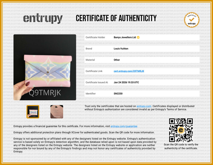 Escale Pastel Large Kirigami Pochette Limited Edition