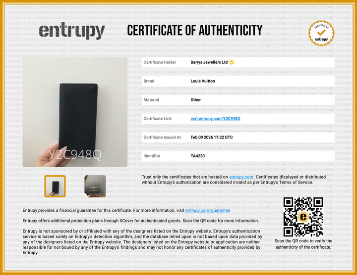 Brazza Wallet in Black Taiga Leather