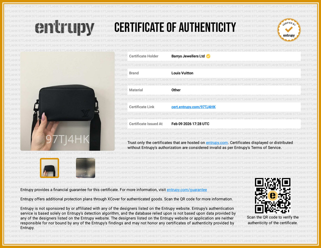 Mens Alpha Wearable Wallet Black on Black