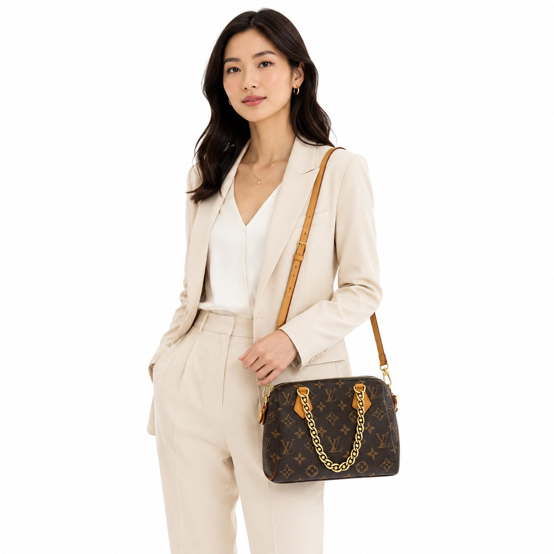 Monogram Limited Edition Chain Speedy 20