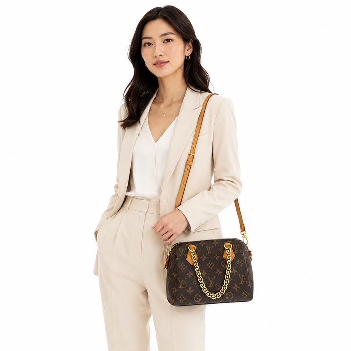 Monogram Limited Edition Chain Speedy 20