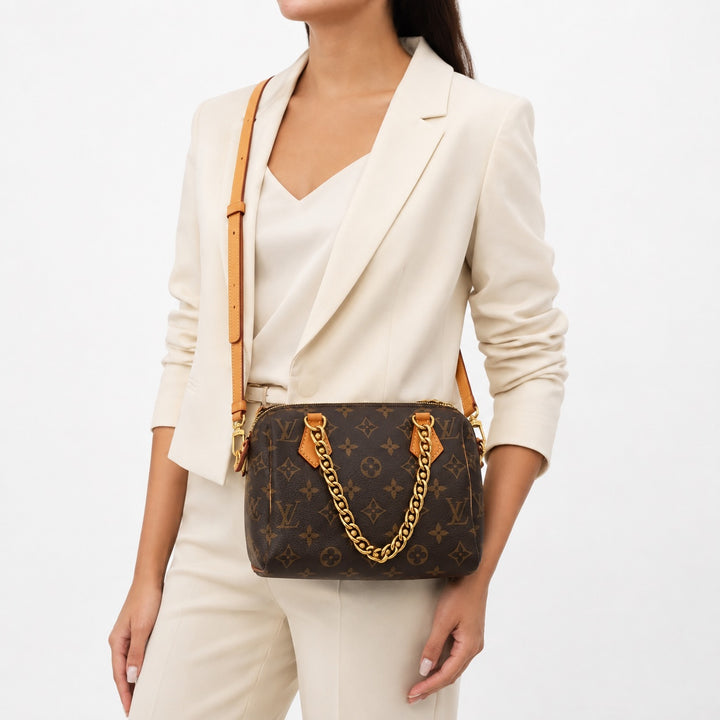 Monogram Limited Edition Chain Speedy 20