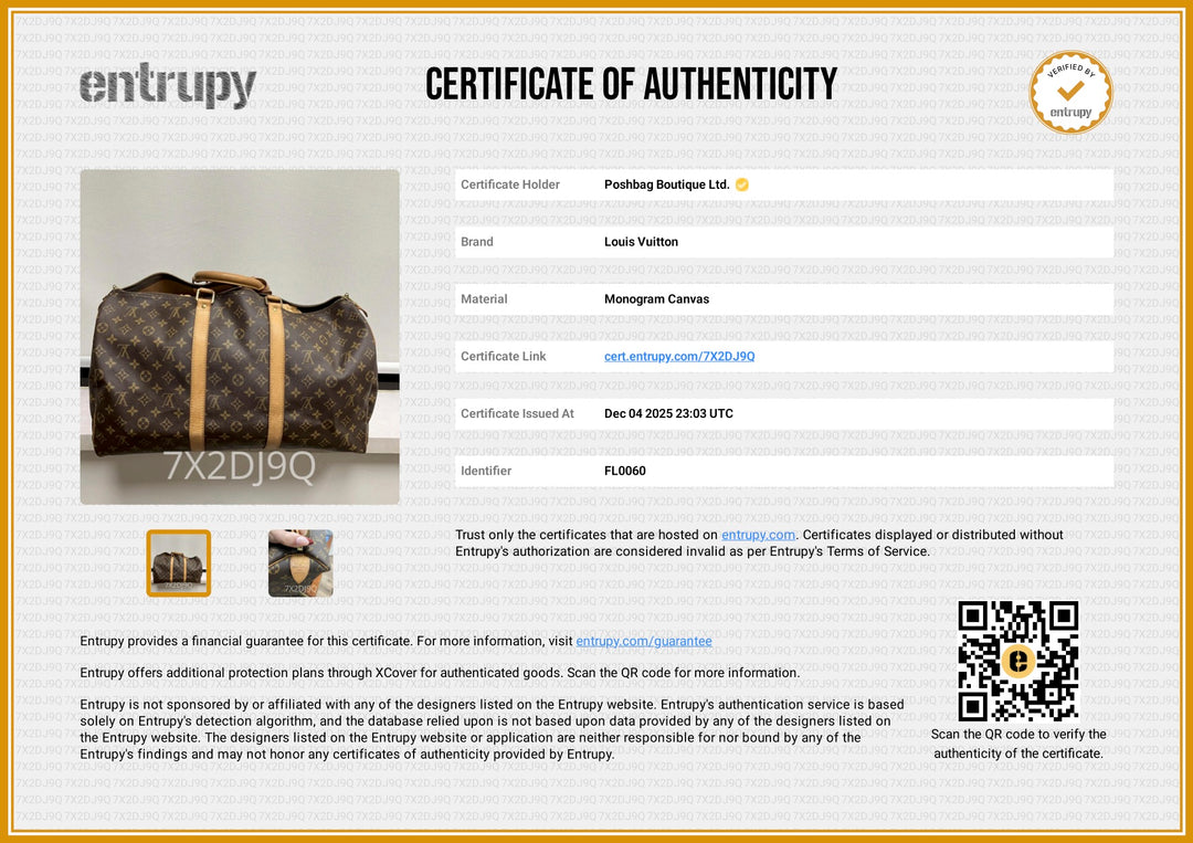 Monogram Canvas Keepall 45