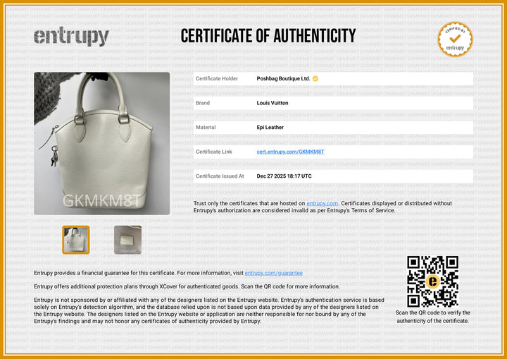 Lockit Ivory Epi Leather Bag