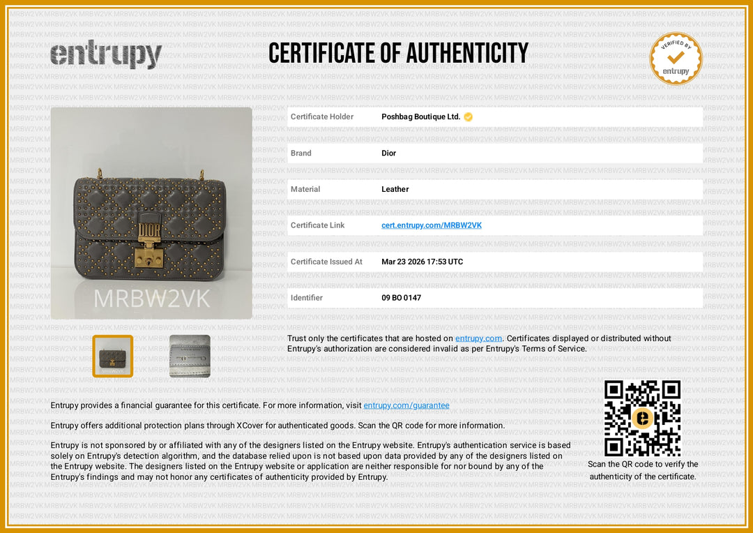 Dioraddict Flap Lambskin Cannage Studded Large Bag