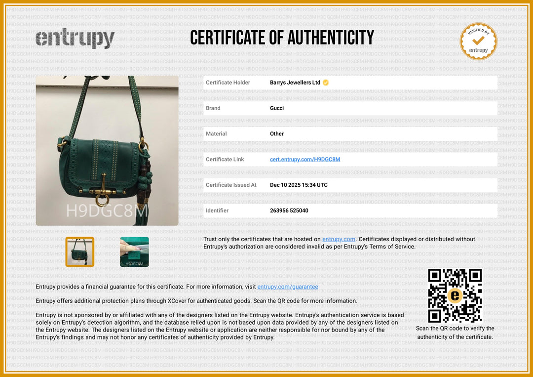 Green Snaffle Bit Crossbody Bag