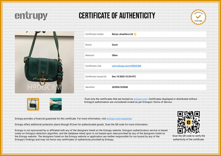 Green Snaffle Bit Crossbody Bag