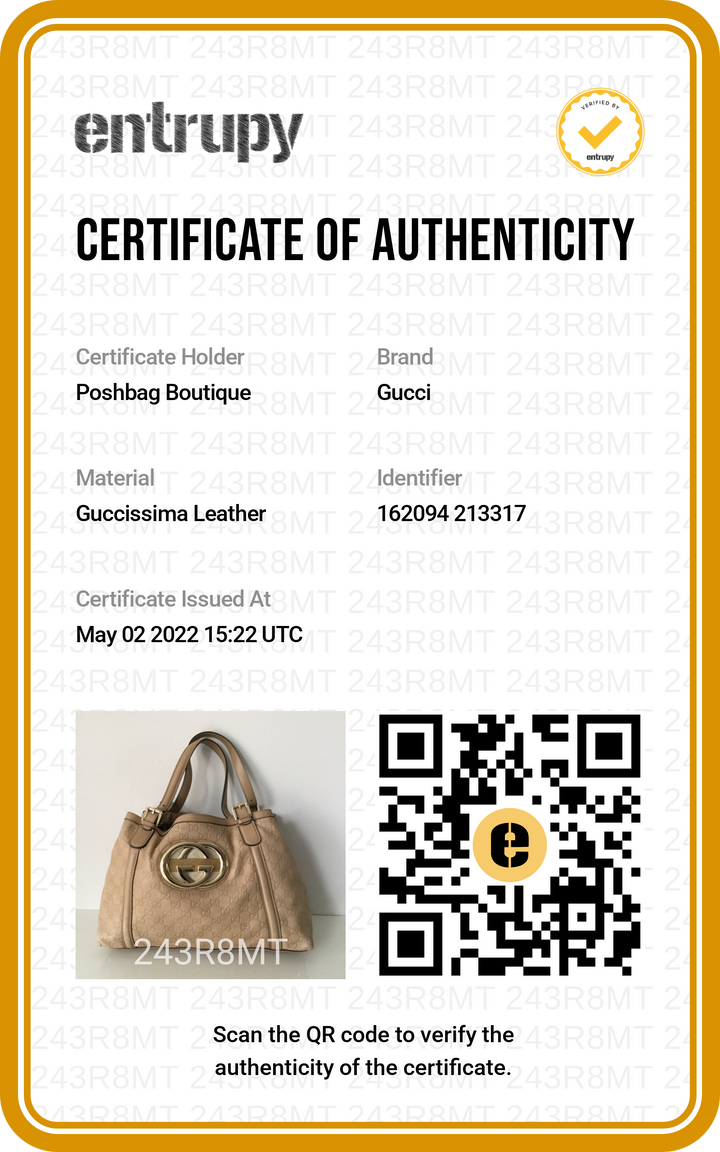 Britt Guccissima Leather Tote Bag