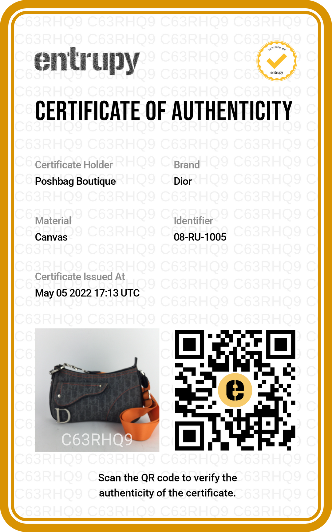 Flight Line Monogram Canvas Saddle Bag