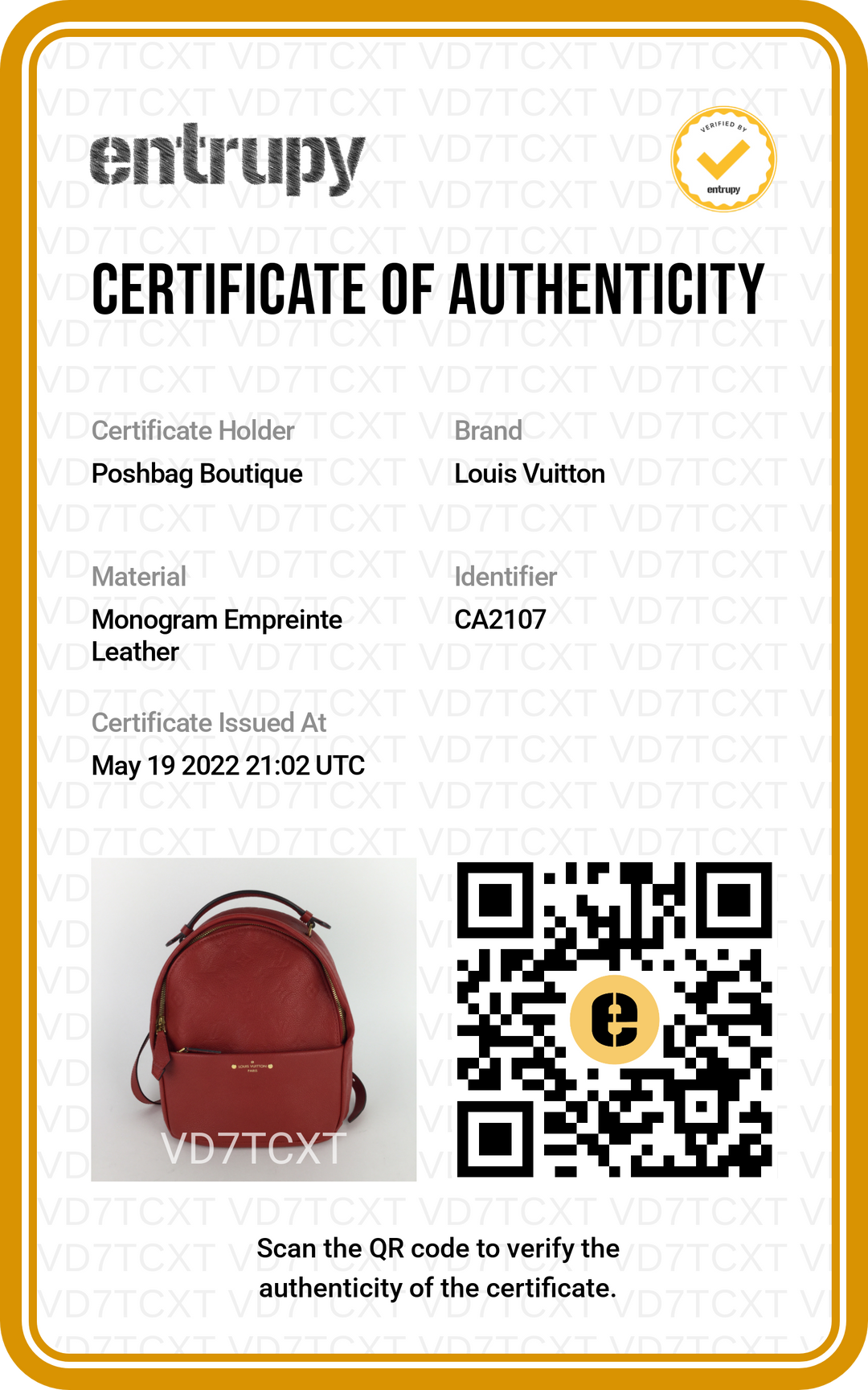 Sorbonne Monogram Empreinte Leather Backpack