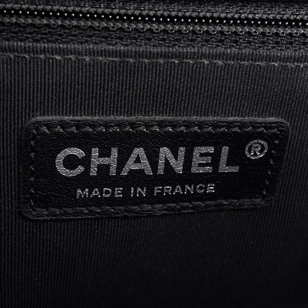 Perforated Lambskin Leather New Medium Boy Bag