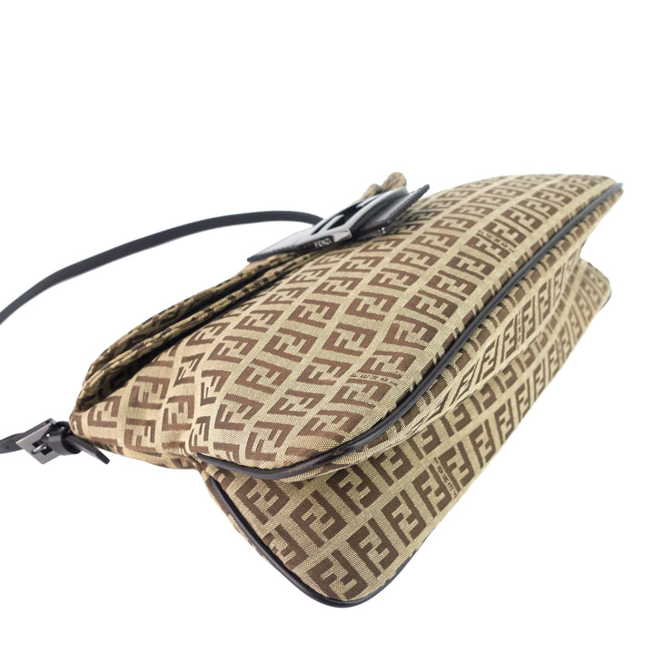 Zucchino Canvas Double Flap Baguette Bag