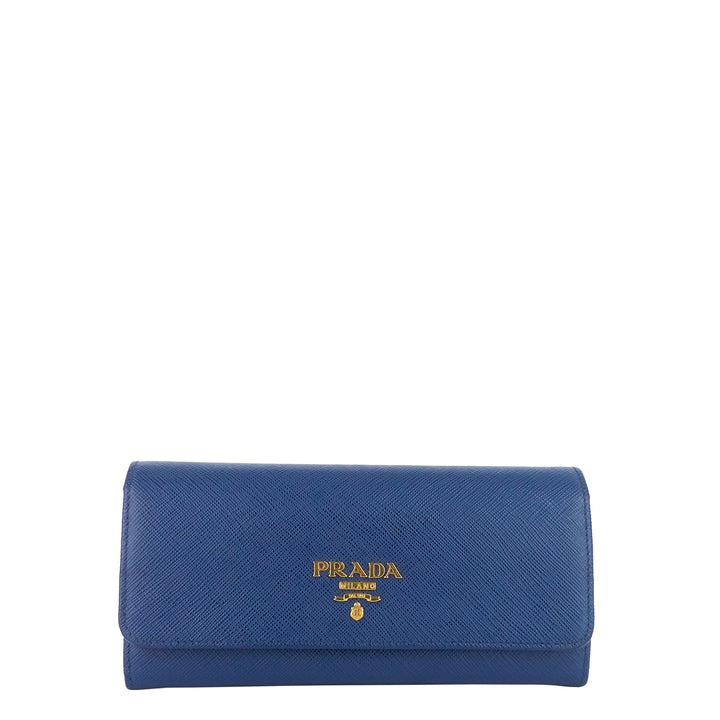 Continental Logo Saffiano Leather Wallet with Insert