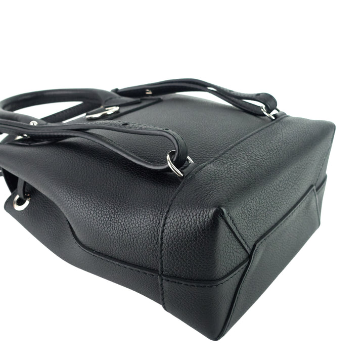 LockMe Mini Calfskin Leather Backpack Bag