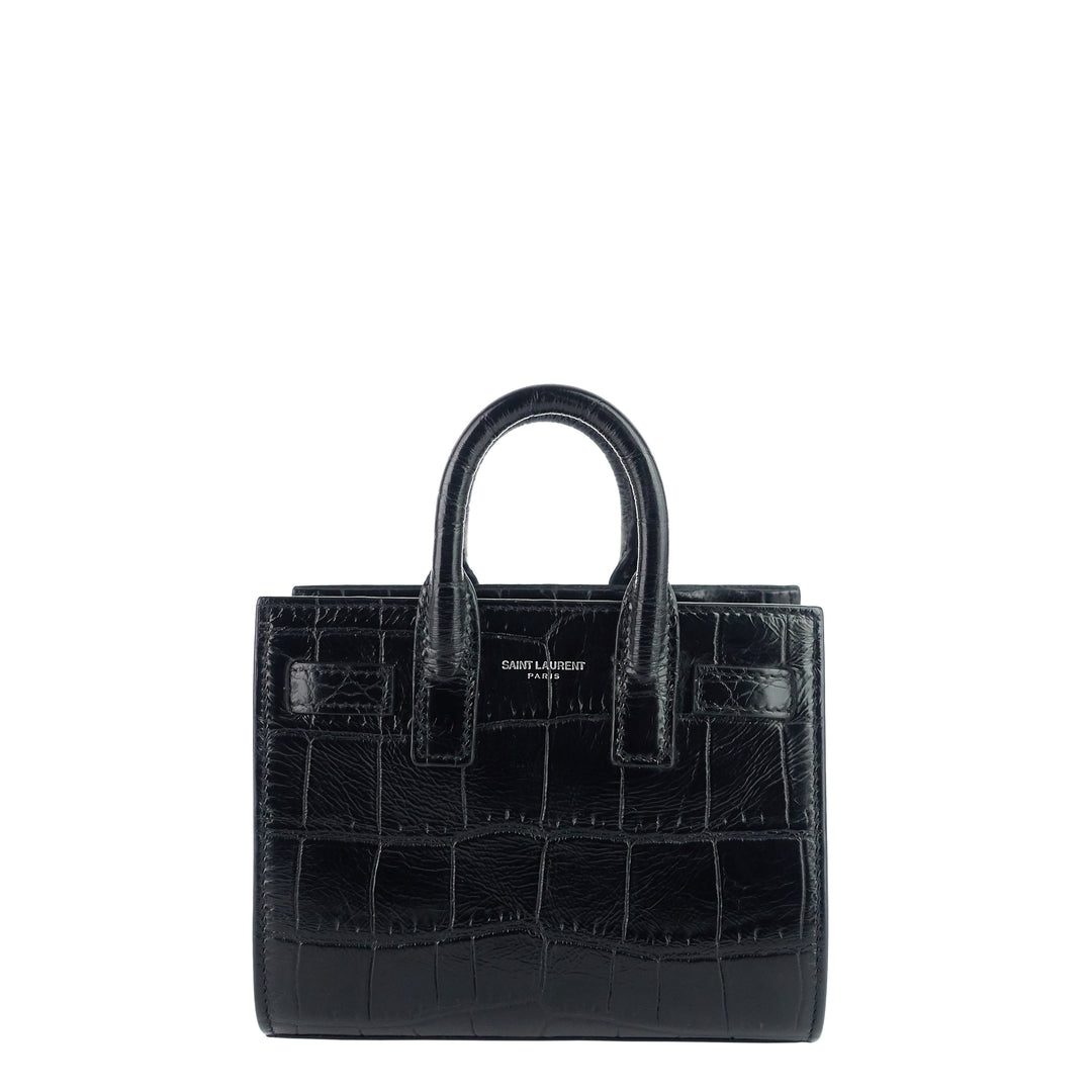 Sac de Jour Toy Croc Embossed Leather Bag