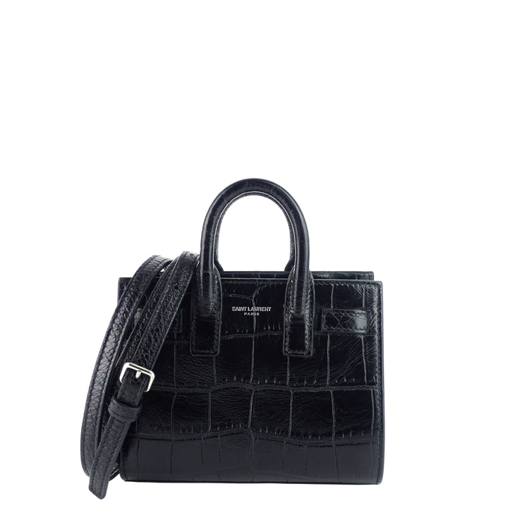 Sac de Jour Toy Croc Embossed Leather Bag