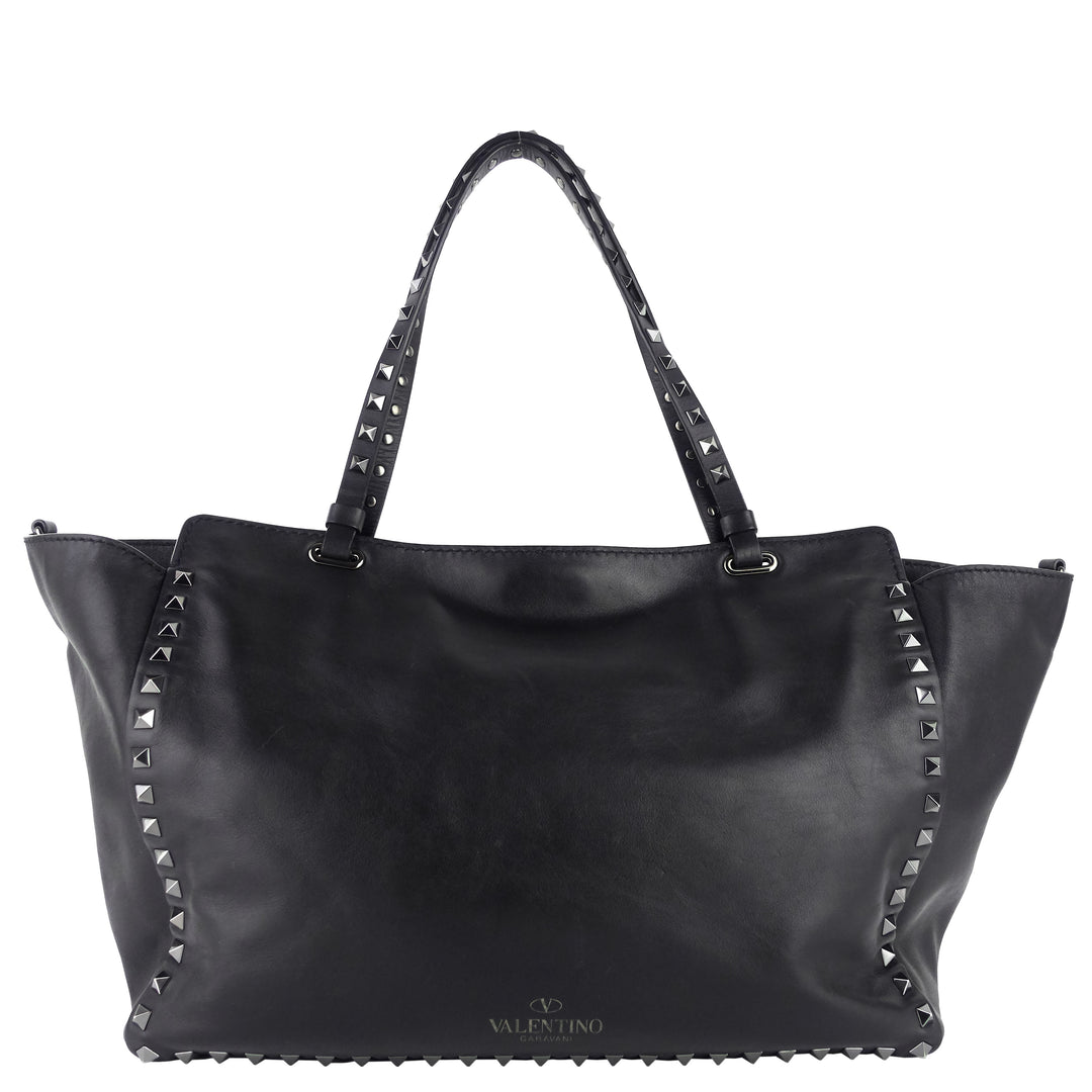 Rockstud Medium Calfskin Leather Bag