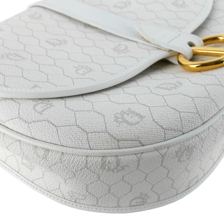 Honeycomb Coated Canvas Crossbody Bag