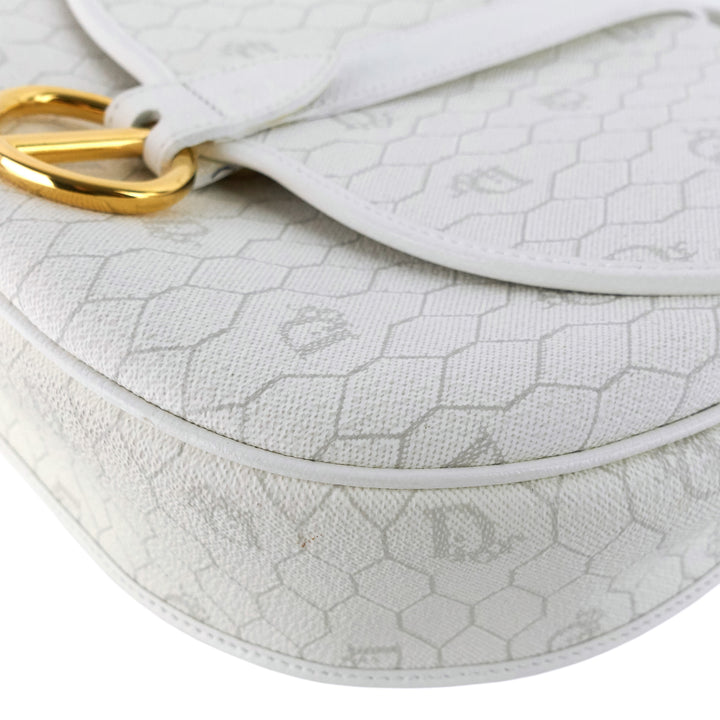 Honeycomb Coated Canvas Crossbody Bag