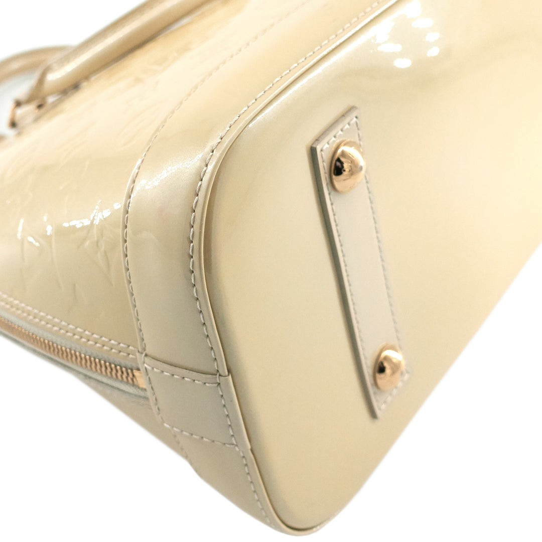 Alma PM Monogram Vernis Leather Handbag