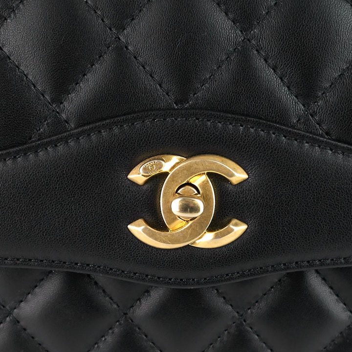 Coco Vintage Quilted Lambskin Leather Flap Bag