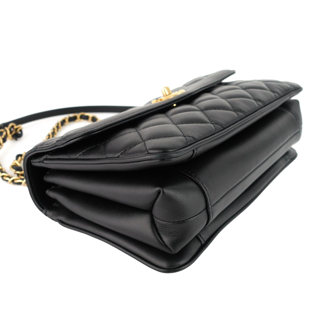 Coco Vintage Quilted Lambskin Leather Flap Bag