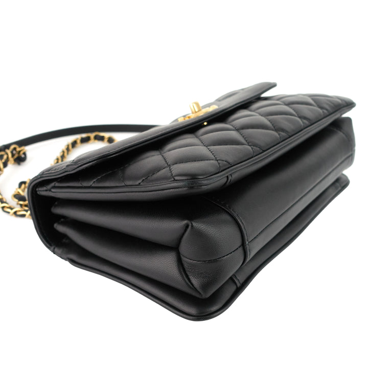 Coco Vintage Quilted Lambskin Leather Flap Bag