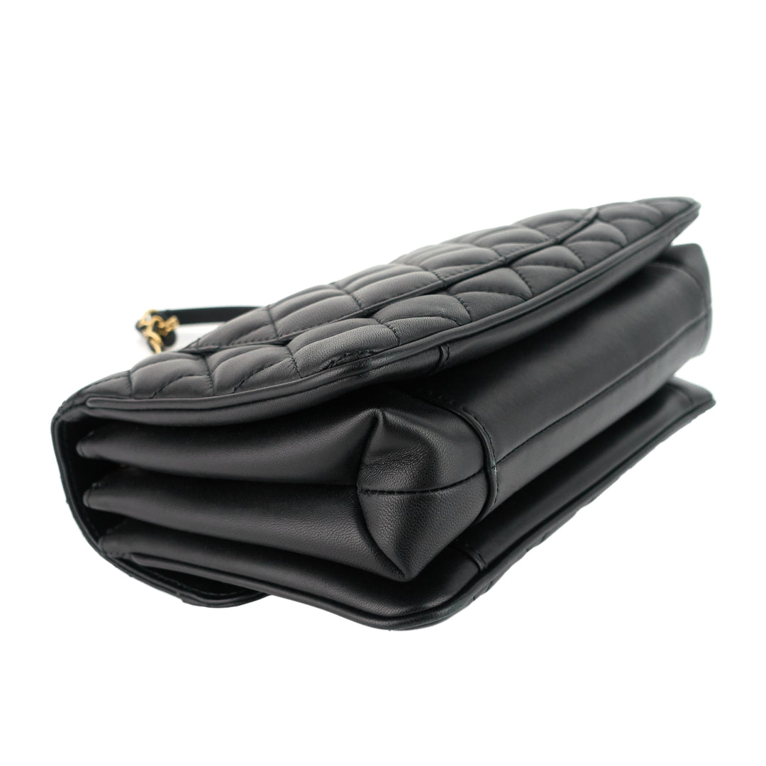 Coco Vintage Quilted Lambskin Leather Flap Bag