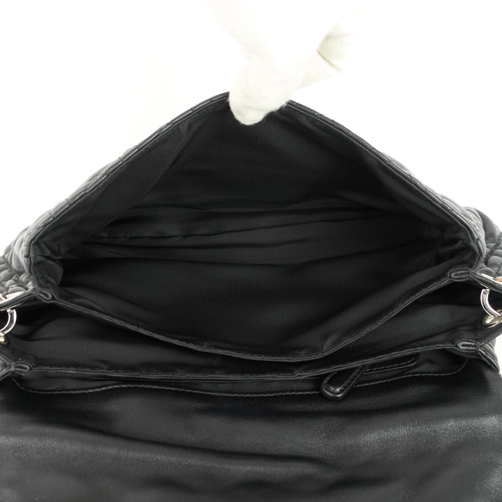 New Lock Flap Cannage Lambskin Bag