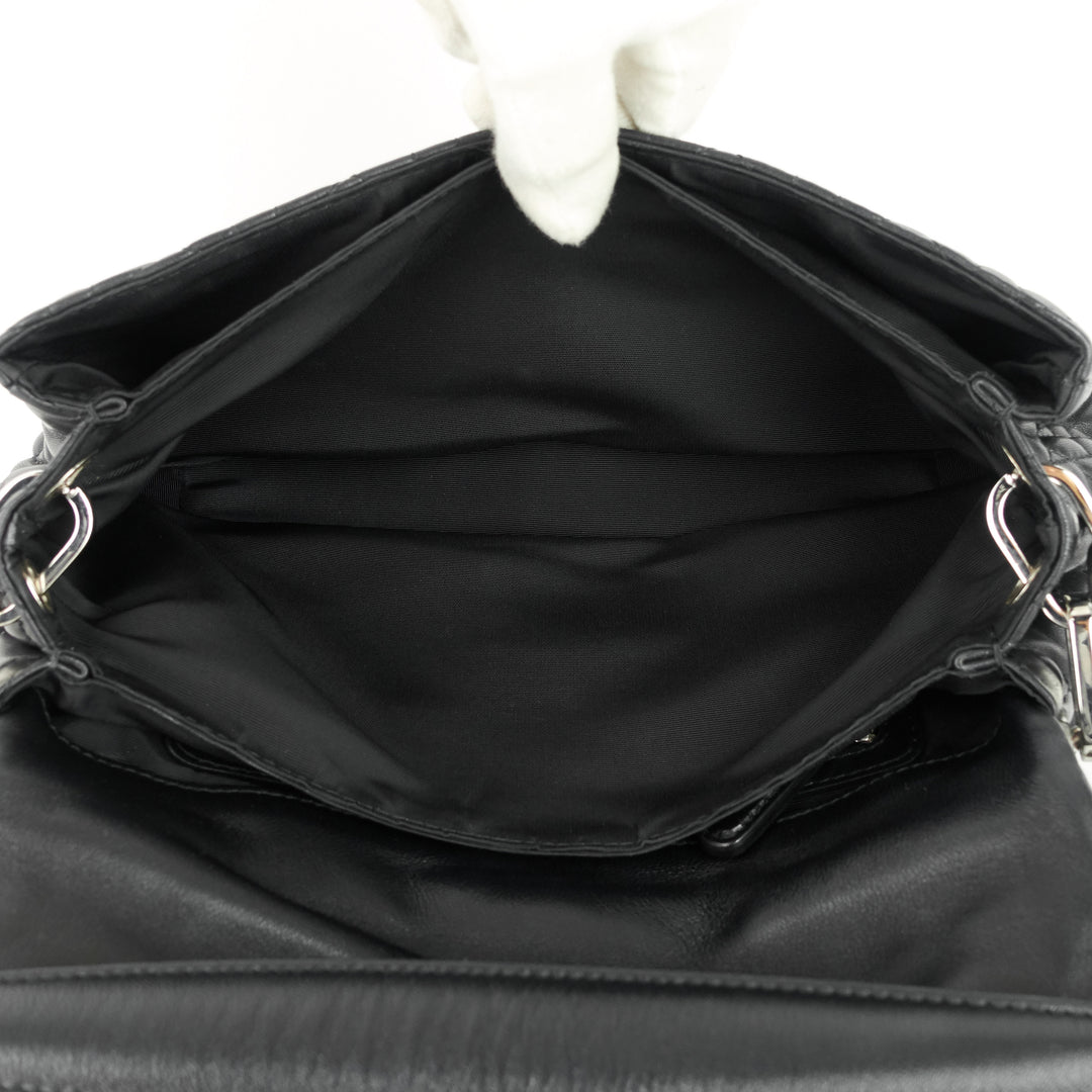 New Lock Flap Cannage Lambskin Bag