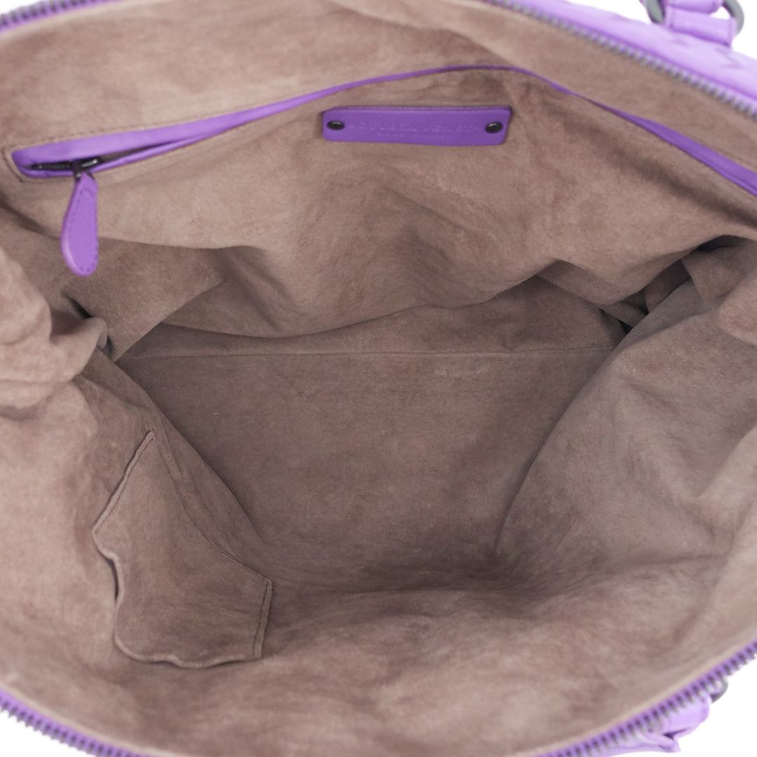 Convertible Intrecciato Nappa Leather Medium Tote Bag