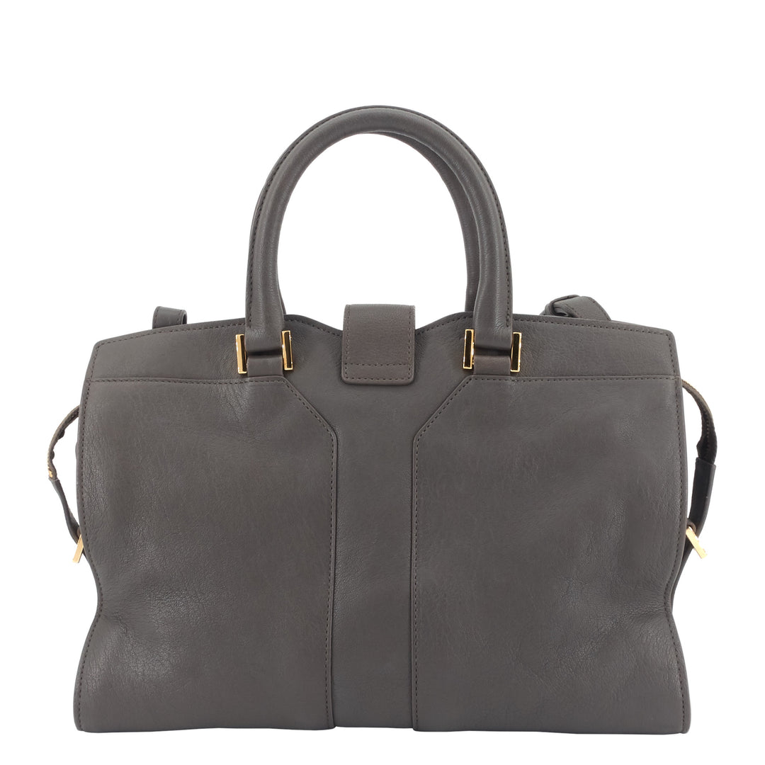 Classic Y Small Leather Cabas Bag