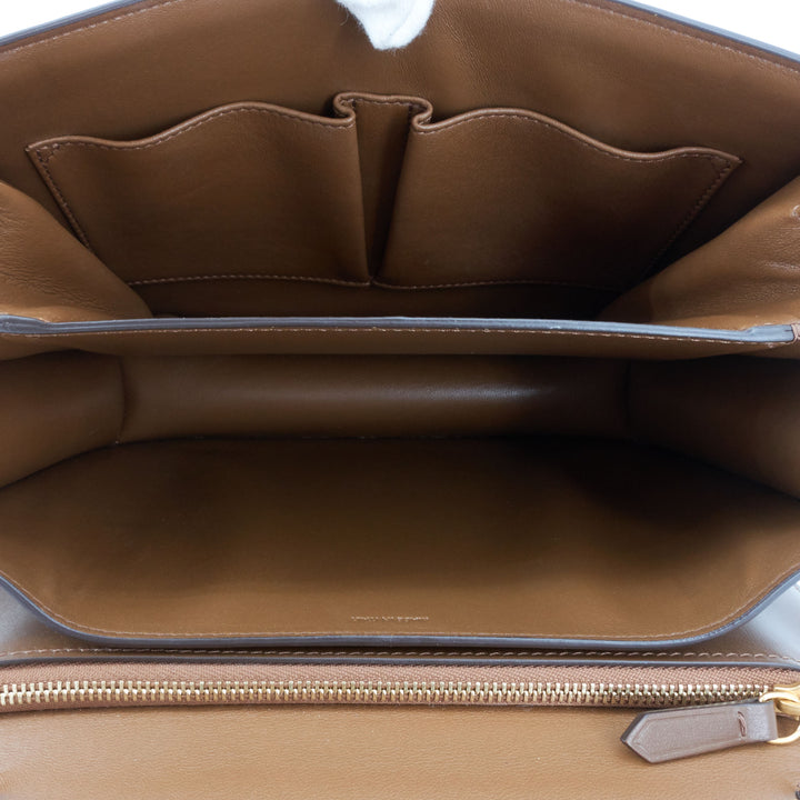 Classic Box Flap Medium Calfskin Leather Bag