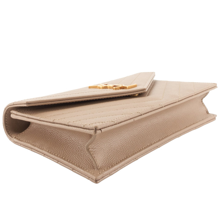Cassandre Grain de Poudre Leather Wallet on Chain Bag