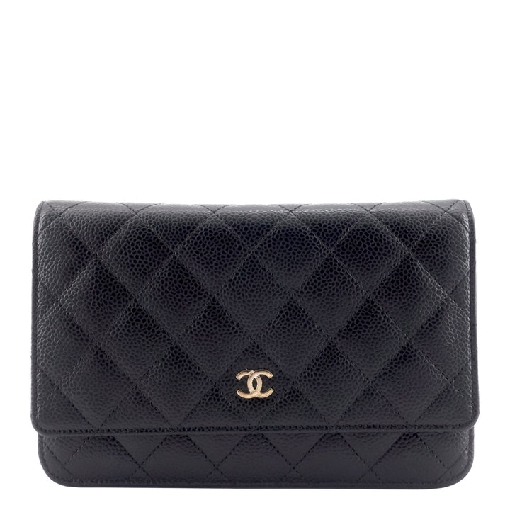 Wallet on Chain Caviar Leather Bag
