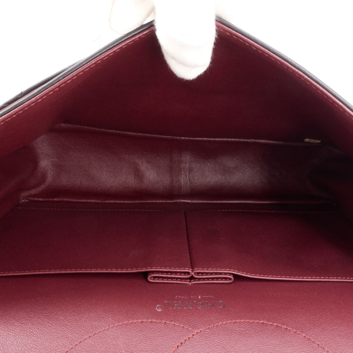 2.55 Large Aged Leather Flap Bag