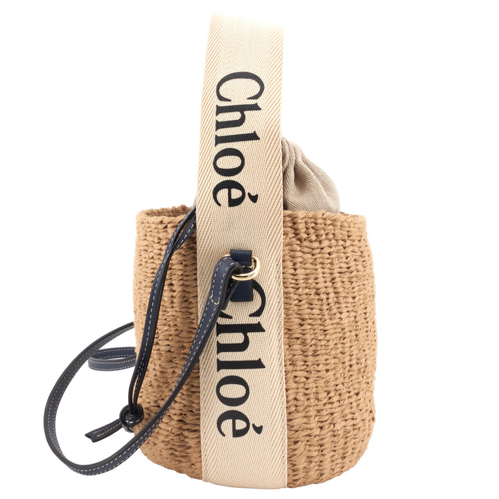 Woody Small Basket Tote Bag