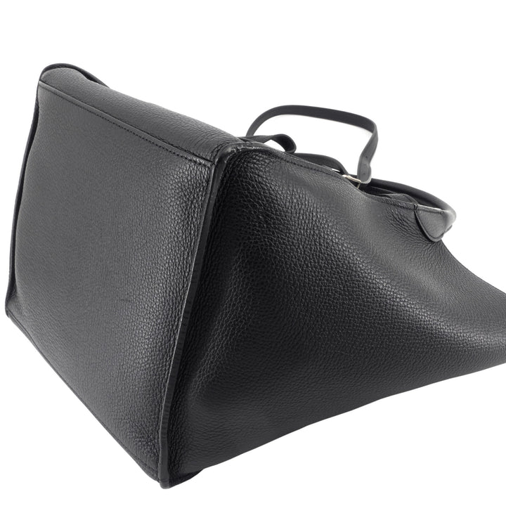 Big Bag Small Pebbled Calfskin Leather Bag