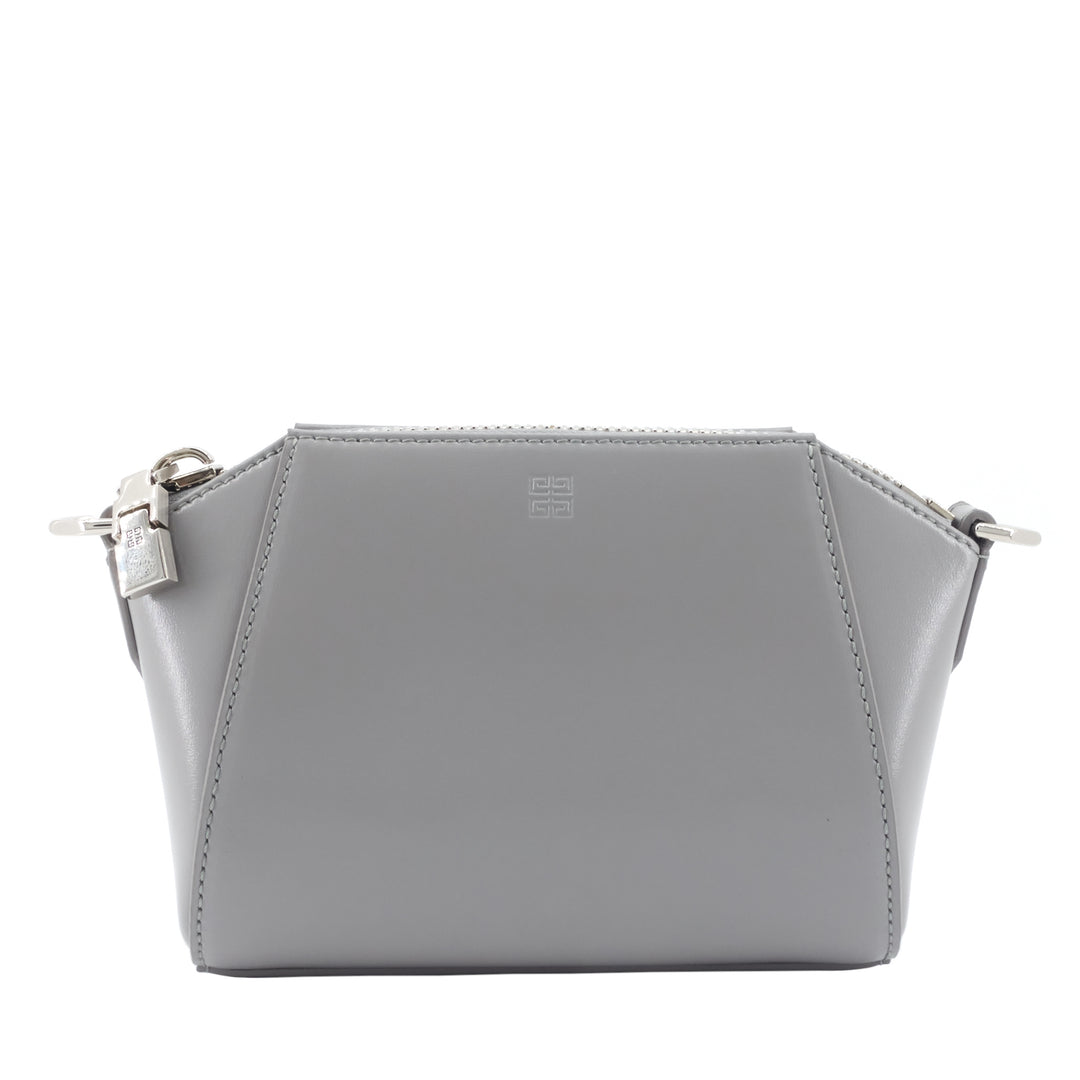 Antigona Nano Calfskin Leather Crossbody Bag