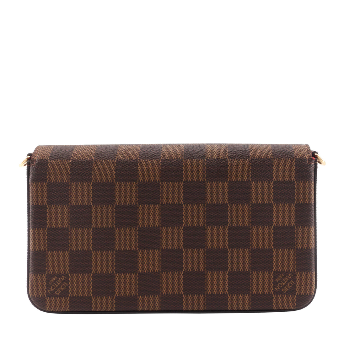 Félicie Pochette Damier Ebene Canvas Bag